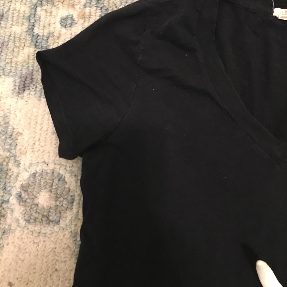 Sale☘️JCREW Basic black V Neck - Picture 5 of 6